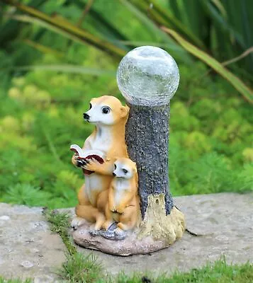 Meerkat Garden Ornament Solar Powered Decorative Animal Light Up LED  • £16.95