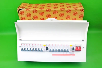 £119.99 • Buy Wylex 15 Way Dual RCD High Integrity Metal Consumer Unit Fully Loaded (D103)