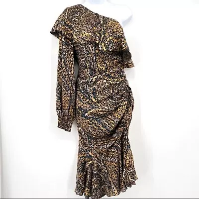 Cabellero Notting Hill Asymmetrical Burnout Dress Size Medium NWT • $235