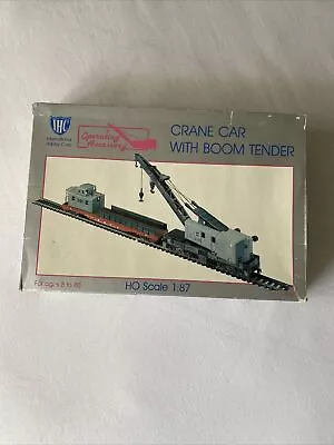 Model Train Crane Car With Boom Tender HO Scale 1:87 Toy Train Accessory IHC • $16.99