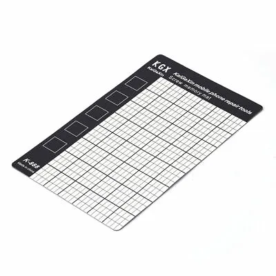 Magnetic Screw Memory Mat Chart Work Pad Mobile Phone Parts Repair Tool Useful • £3.76