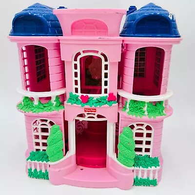 Fisher Price Loving Family Sweet Townhouse Dollhouse Mattel 2001-Missing Door • $14.95