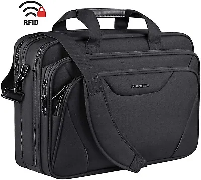 $56.99 • Buy KROSER 18  Laptop Bag Premium Laptop Briefcase Fits Up To 17.3 Inch Laptop Expan