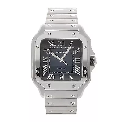 Cartier Santos De Cartier Large Model Steel Automatic Mens Watch WSSA0030 • $6463