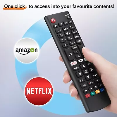 Universal LG TV Remote Control Compatible OLED LED UHD 4K QNED Netflix Amazon • £3.69