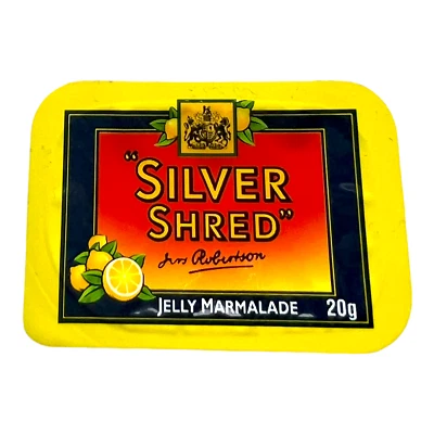£5.25 • Buy 10 X Robertsons SILVER SHRED Marmalade - Individual 20g Portions - Free Postage 