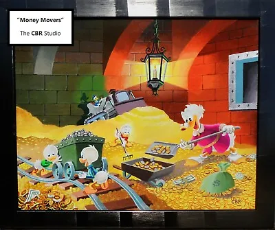 After Carl BARKS ---  Money Movers  --- Original FINE ART Painting By CBR Studio • $10000