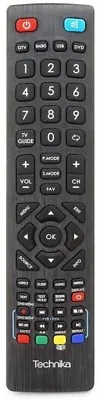 Genuine Technika TEF/RMC/0001 Remote Control For LCD LED 3D PVR Freeview HD TV's • £6.49