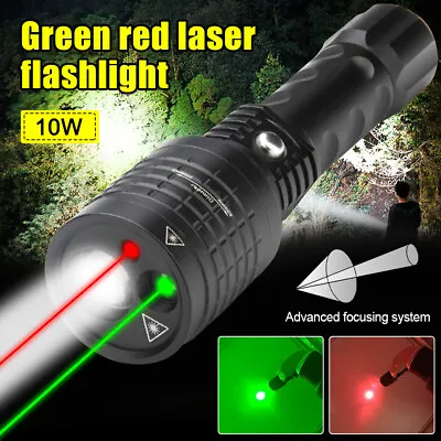 $22.99 • Buy Green Red Laser Weapon Pistol Light Flashlight Combo For Rifle Gun