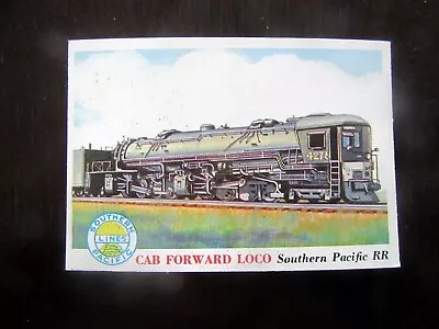 1955 Topps Trading Card Rails And Sails Cab Forward Loco 120 Nice Vintage • $9.99