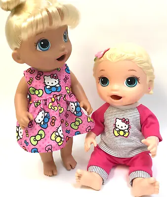 💕Doll Clothes For 12 Inch Baby Alive Doll HELLO KITTY 3pc Lot Free Shipping NEW • $14.99
