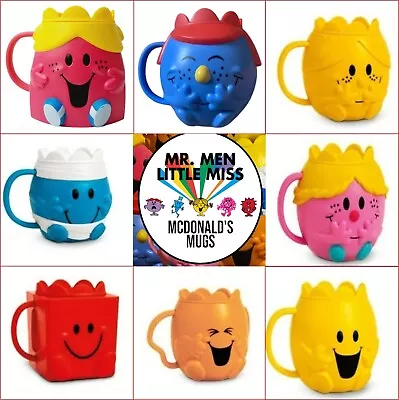 McDonalds Happy Meal Toy 2020 Mr Men Little Miss Plastic Cups Beakers - Various • £2.50