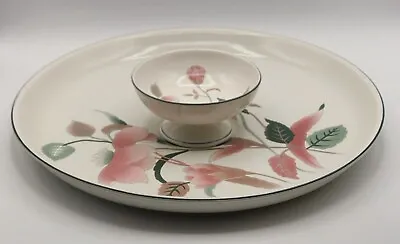 Mikasa Continental F3003 Silk Flowers Chip And Dip Tray 14 In • $21.95