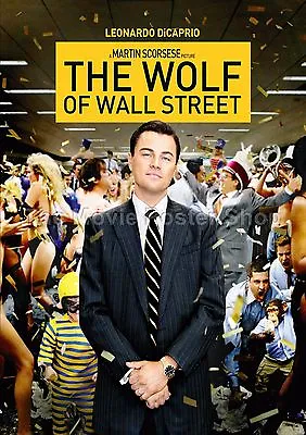 The Wolf Of Wall Street Movie Poster A1 A2 A3 • £15.99