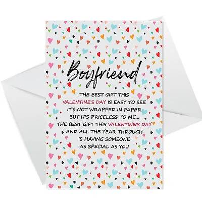 Special Boyfriend Valentine's Day Card Card For Valentines Day Boyfriend Card • £2.95