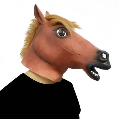 Hilarious Fancy Dress Latex Horse Mask 🐴🍺 • £15