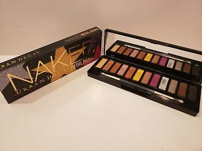 Urban Decay ~ Naked Eyeshadow Palette Metal Mania W/ Double-Ended Smudger~NIB • $29.99