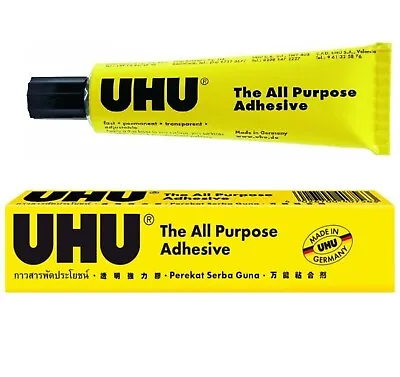 2 Pcs 35ml Orignal UHU All Purpose Super Glue Strong Clear Adhesive Craft DIY  • £6.99