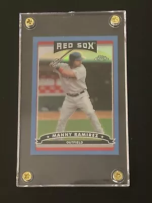 2006 Topps Chrome - Blue Refractor #23 Manny Ramirez- Perfect Condition • $10.50