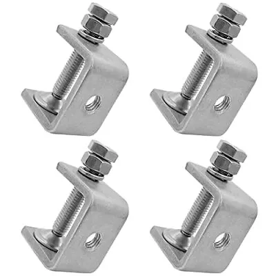 0-25Mm Mini Stainless Steel C Clamps For Mounting 4Pcs Heavy Duty Woodworkin... • $18.95