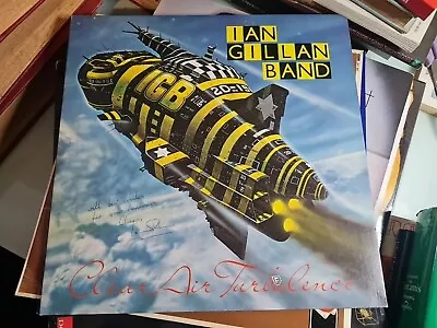 Signed Rare Ian Gillan Band - Clear Air Turbulence Vinyl LP UK 1988  • £79.99