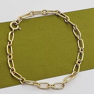 Ladies Handmade Solid Yellow Gold 9ct (375 9K) Bracelet • $341.82