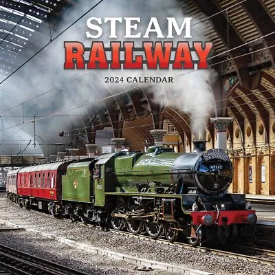 Steam Railway Calendar 2024 - Transport - Month To View • £8.48