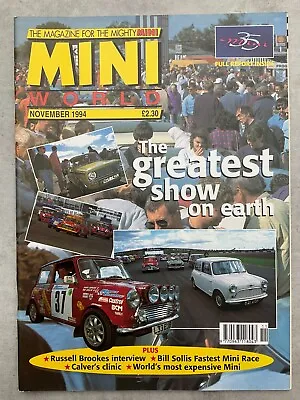 Mini World Magazine - November 1994 - Mini 35 Fastest Mini Most Expensive Mini • £7.99