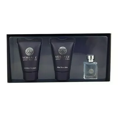 Versace Pour Homme By Versace 3 Piece Mini Gift Set For Men • $29.99