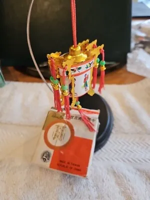 VIntage Chinese Palace Mini Lantern Made In Taiwan - Christmas Ornament RARE • $10