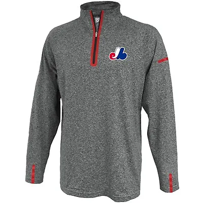$17.99 • Buy Montreal Expos 1/4 Zipper Sweatshirt XL Washington Nationals Shirt Jersey New