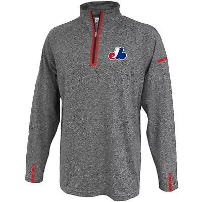$14.99 • Buy Montreal Expos 1/4 Zipper Sweatshirt XL Washington Nationals Vintage Logo New