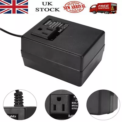 200W AC 220V To 110V Transformer Voltage Power Step Down Converter Adapter Kit • £15.97