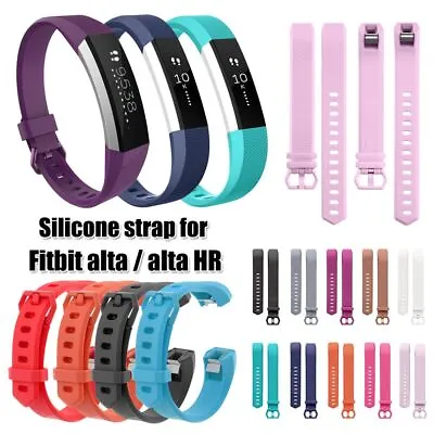 $3.69 • Buy Sports Soft Bracelet Silicone Strap Watch Band For Fitbit Alta / Fitbit Alta HR