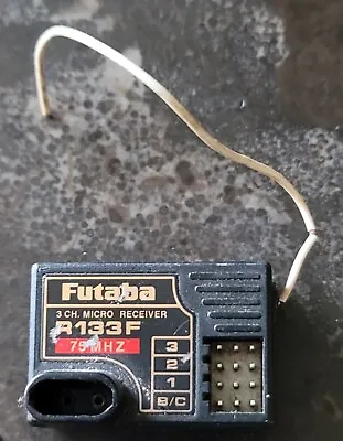 Futaba 75 Mhz Micro Receiver R133F 3 Channel • $18