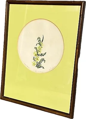 Vintage 1979 Framed/Matted Signed Artist Proof Serigraph Jo Dickman • $20