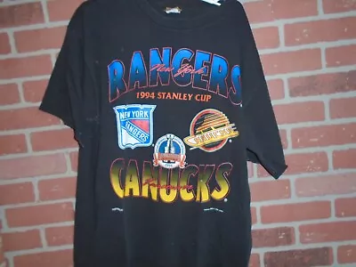 New York Rangers Vs Vancouver Canucks 1994 Stanley Cup Tshirt • $18
