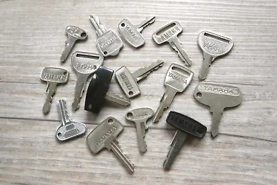 Yamaha NOS Motorcycle Key -vintage Pre-cut Key - Numbers 105 To 9668 - SEE LIST! • $10.95