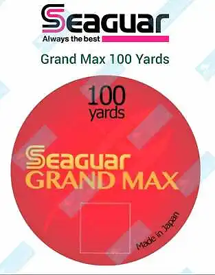 Seaguar GRAND MAX Fluorocarbon 100yds LEADER Line RIVERGE Fly Fishing Tippet  • £26.99