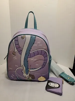 Studio Ghibli Spirited Away Haku Dragon Mini Backpack With Coin Purse No-Face2 • £126.46