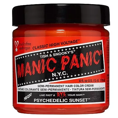 Manic Panic High Voltage Classic Semi-Permanent Hair Dye PSYCHEDELIC SUNSET 4oz • $13.44