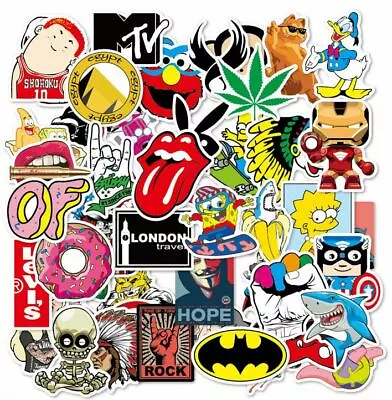 200pcs Random Skateboard Stickers Bomb Vinyl Laptop Waterbottle Luggage Decals • $8.99