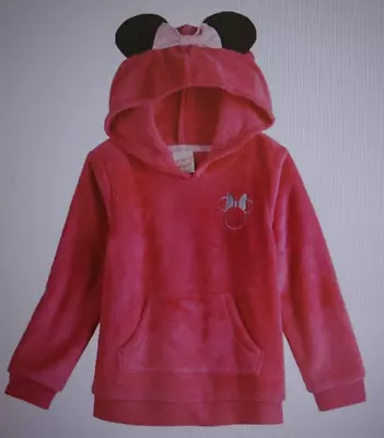 Disney's Minnie Mouse Toddler Girl Plush Tunic Hoodie By Jumping Beans 3T $22 • $12.99