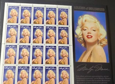 1995 Marilyn Monroe 32 C 20 Usa Stamps • $3