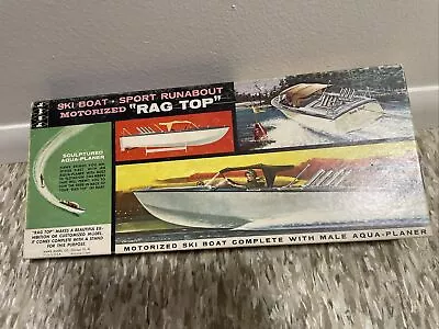 Hawk Model Kit Rag Top Motorized Sport Runabout Ski Boat • $99.99