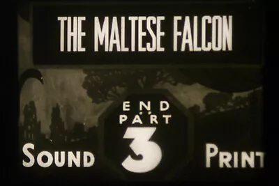 16mm THE MALTESE FALCON (1941)! Huston BOGART LORRE ASTOR Film Noir GREAT • $329.99