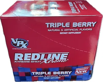 VPX Redline Xtreme Energy Shot (Triple Berry 6-PACK) - 3 Fl Oz Each Exp. 04/2025 • $49.45