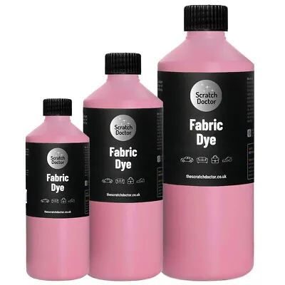 Fabric Dye/Paint. For Use On Clothes Upholstery Furniture Car Seats Canvas • £24.95