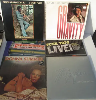 5 Disco Soul Funk Music Record Lot Vintage 70's 80's LP Albums Lot Of 5 Mixed • $7.87
