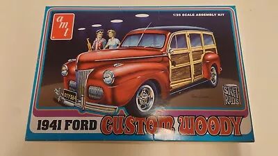 Amt 1941 Ford Woody/station Wagon Started - 1/25 Scale Model Kit Collection Lot • £24.95